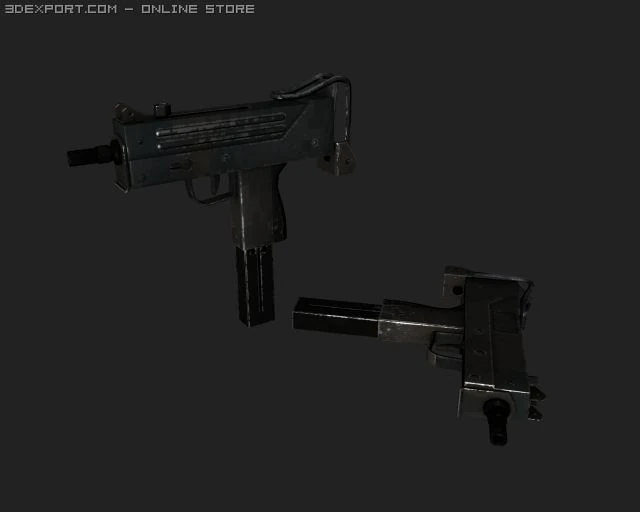 맥10 3D 모델 .c4d .max .obj .3ds .fbx .stl .blend 