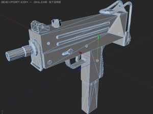 mac10 Modello 3D