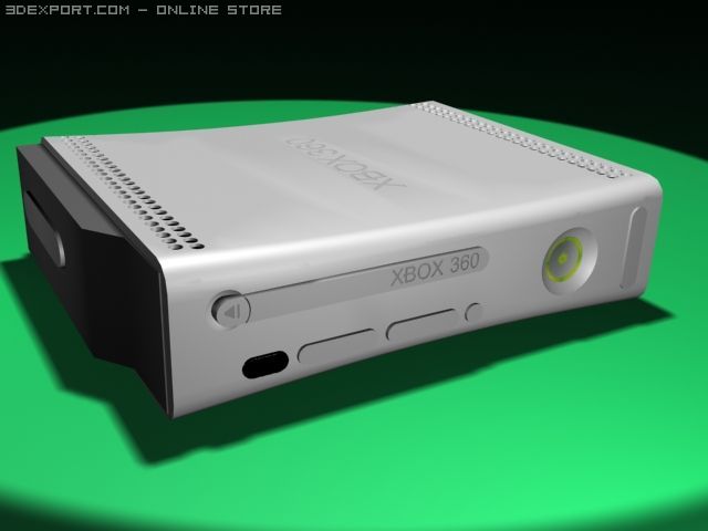 xbox 360 Modelo 3D in Ordenador 3DExport