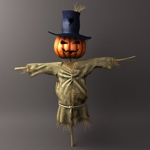 scarecrow Modelo 3D .c4d .max .obj .3ds .fbx .stl .blend 