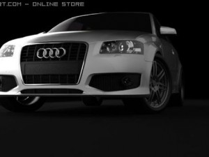 audi s3 2007 3D Model