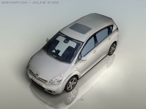 toyota corolla verso Model 3D