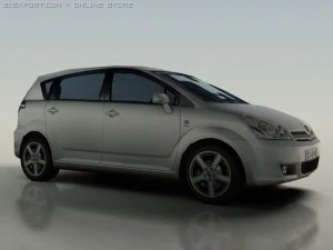 toyota corolla verso 3D Model