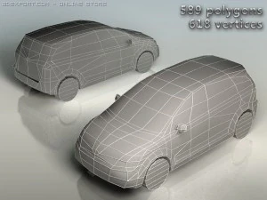 toyota corolla verso 3D Model