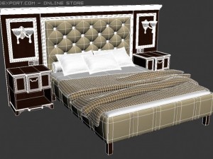 bed 3D 모델