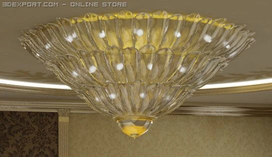 ceiling light 3D Model .c4d .max .obj .3ds .fbx .stl .blend 