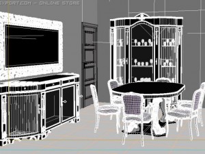 living room furnituremodenese gastone Modèle 3D