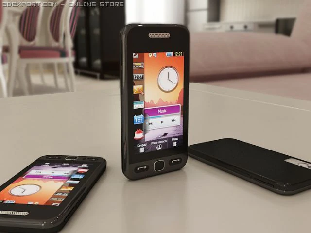 samsung gts5230star Modelo 3D .c4d .max .obj .3ds .fbx .stl .blend