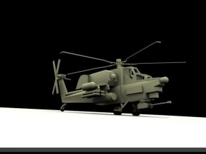 mil mi28 3D मॉडल