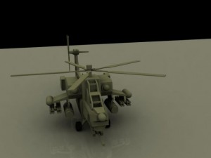 mil mi28 3D मॉडल