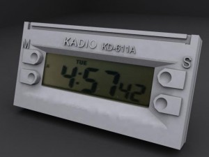 clock kadio Modelo 3D