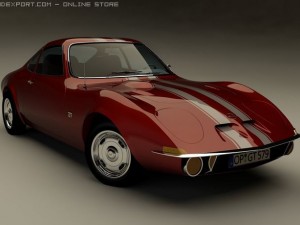 opel buick gt 68 Model 3D