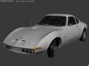 opel buick gt 68 3D Model