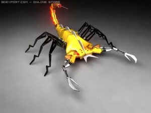 robotyczny skorpion Model 3D