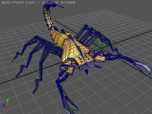 robotic scorpian 3D-Modell