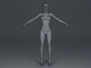 Jennifer 3D Modell