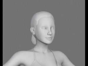 jennifer 3D Model