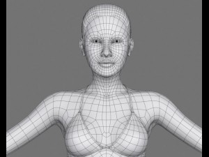 jennifer 3D Model