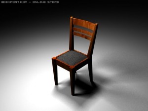 kitchen chair Modello 3D