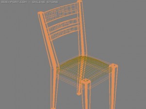 kitchen chair Modello 3D