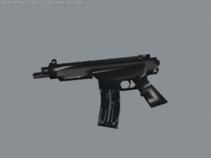 submachine Model 3D