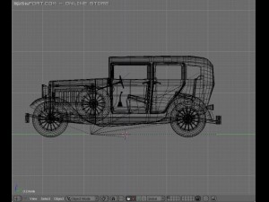 classic car Model 3D