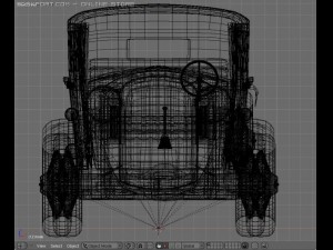 classic car Model 3D