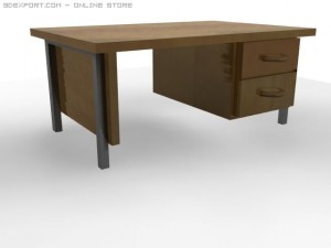 desk Model 3D