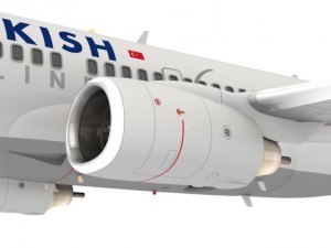 turkish airlines boeing 737700w 3D-Modell