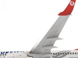 turkish airlines boeing 737700w 3D-Modell