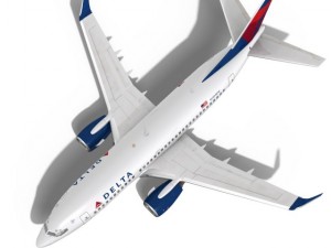 delta airlines boeing 737700w Modèle 3D
