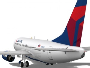delta airlines boeing 737700w Modèle 3D