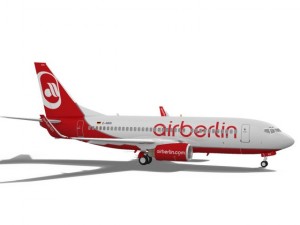airberlin boeing 737700w Modelo 3D