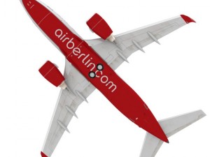airberlin boeing 737700w Modelo 3D