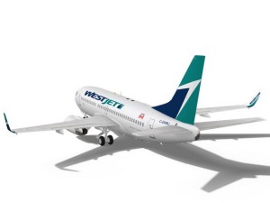 westjet boeing 737700w 3D Model