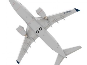 westjet boeing 737700w 3D Model