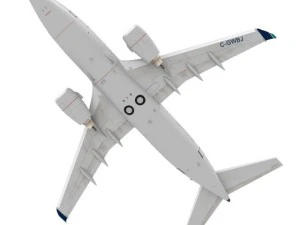 westjet boeing 737700w 3D Model