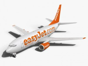 easyjet boeing 737700 Modelo 3D