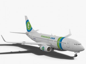 transavia boeing 737700w 3D Model