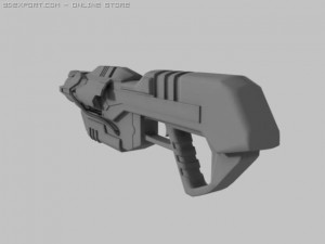 plasma rifle 3D Model