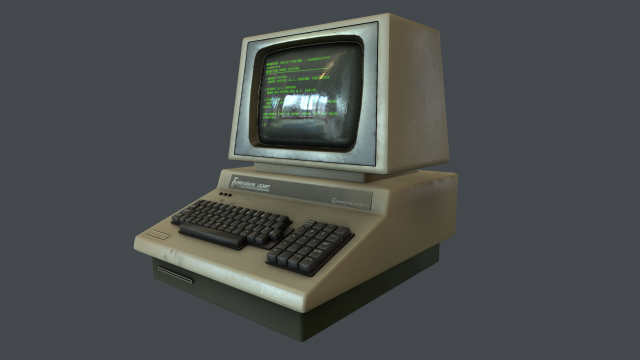 thomasson pet computer terminal 3D Model .c4d .max .obj .3ds .fbx .stl .blend 