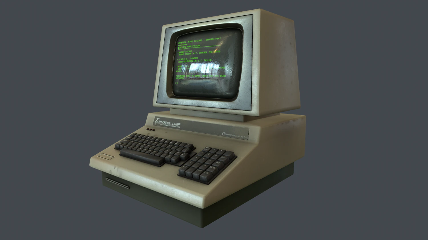 thomasson pet computer terminal 3D Model .c4d .max .obj .3ds .fbx .stl .blend 