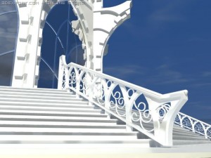white tower 3Dモデル