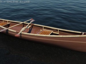 canoe Modello 3D