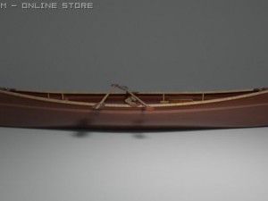 canoe 3D-Modell