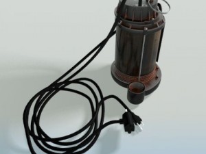 sump pump  submersible stainless steel with solid Modèle 3D