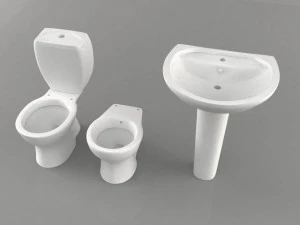 armadi e lavandino Modello 3D