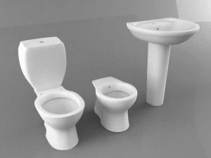 closts and sink 3D Model