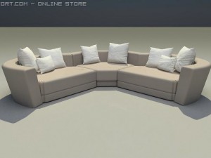 yxl sofa 3D मॉडल