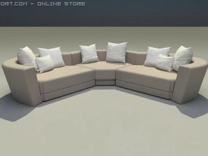 yxl sofa 3D Model